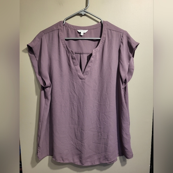 Essentials Women's Lavender Blouse, Size XXL - Picture 1 of 5